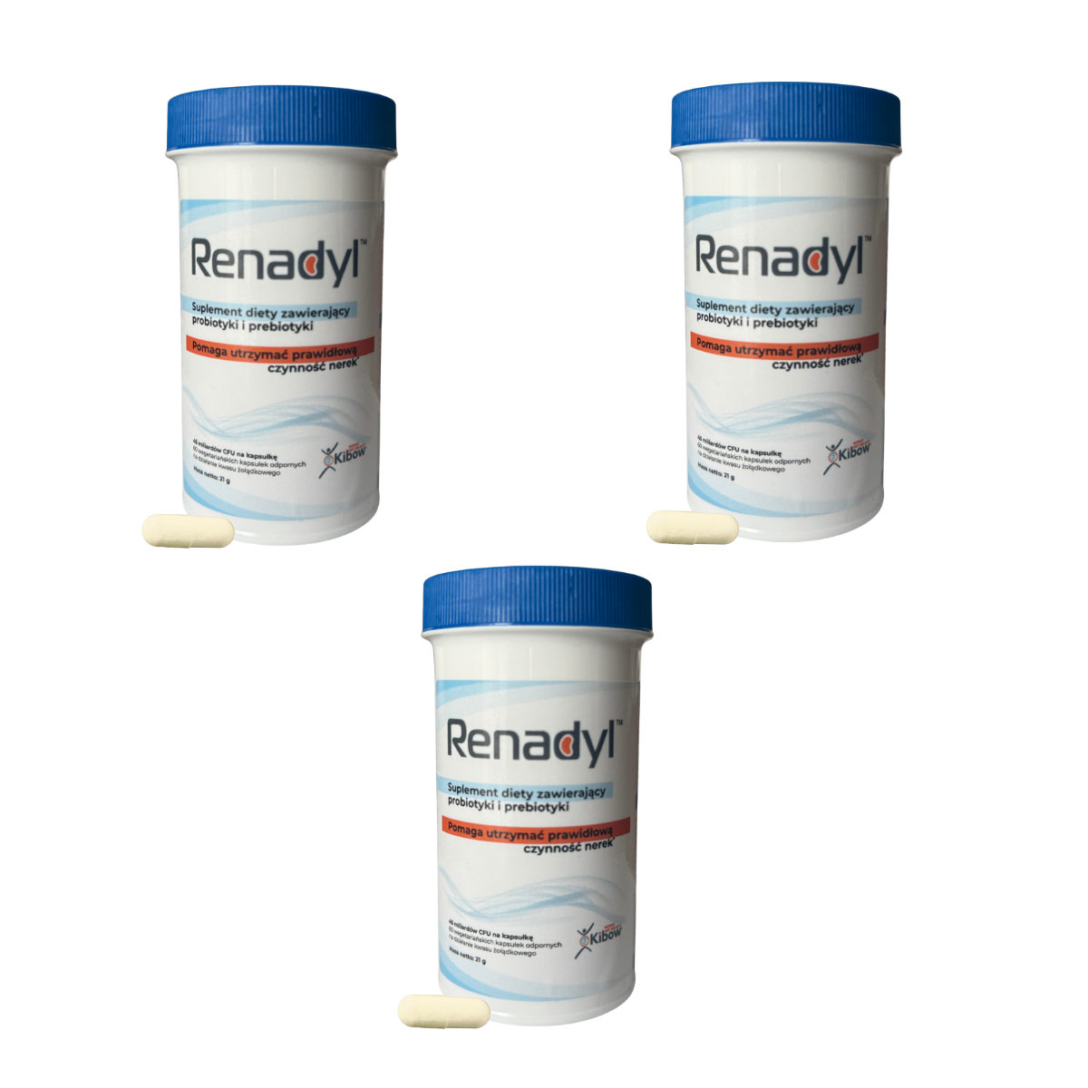 Renadyl®3-pak ukierunkowany probiotyk jelitowy wspierający osoby dbające o zdrowie nerek (Kopia)