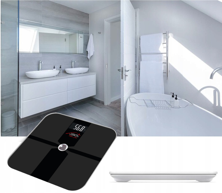 Waga analityczna HW-FIT003 z Bluetooth czarna - obrazek 2