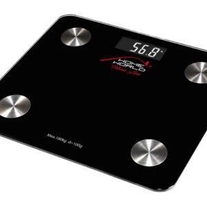 ANALITYCZNA SZKLANA WAGA ELEKTRONICZNA HW-FIT001 czarna